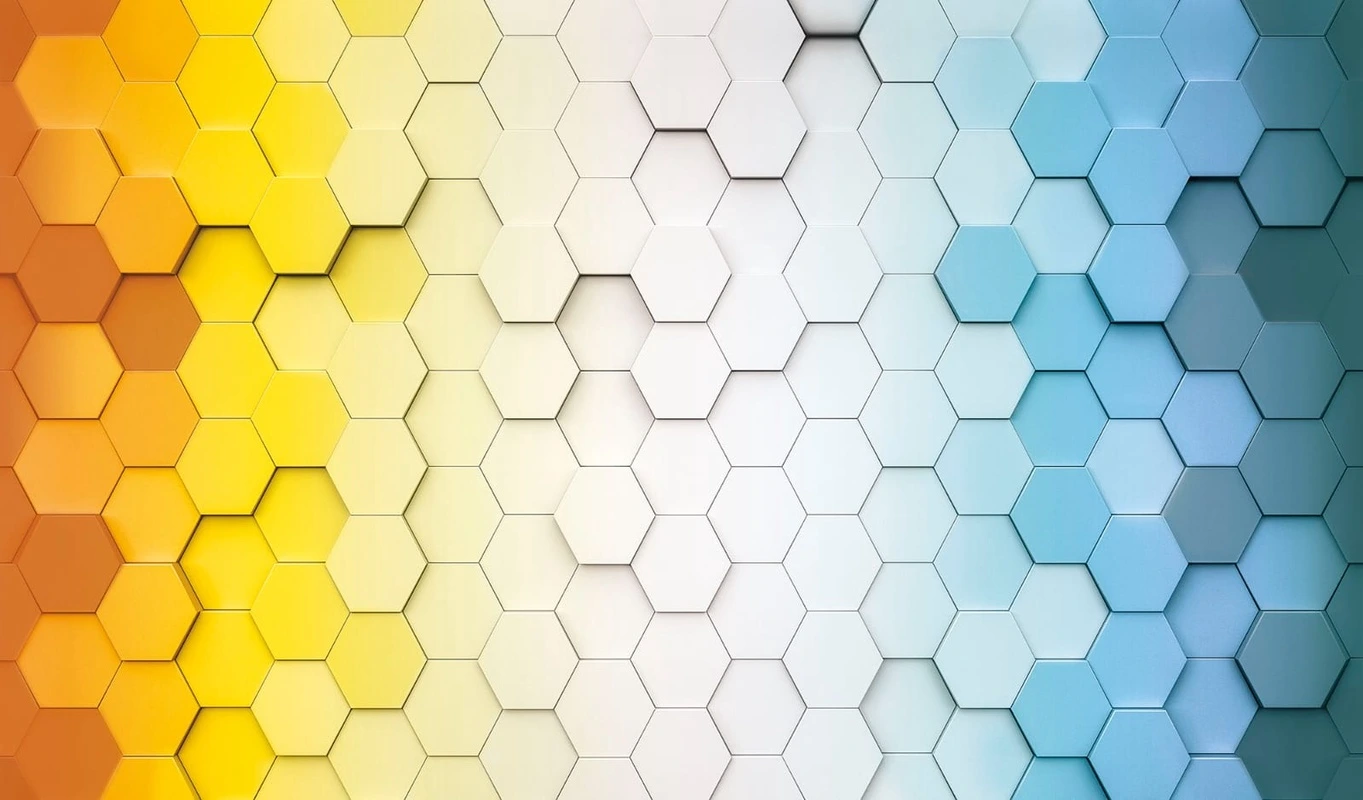 Фотообои и фрески на стену - геометрия, соты