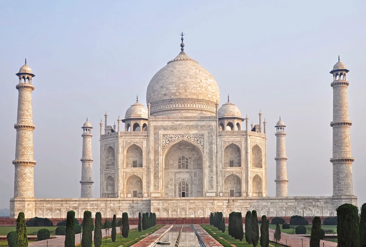 Фотообои на стену - пейзаж, восточные, белые