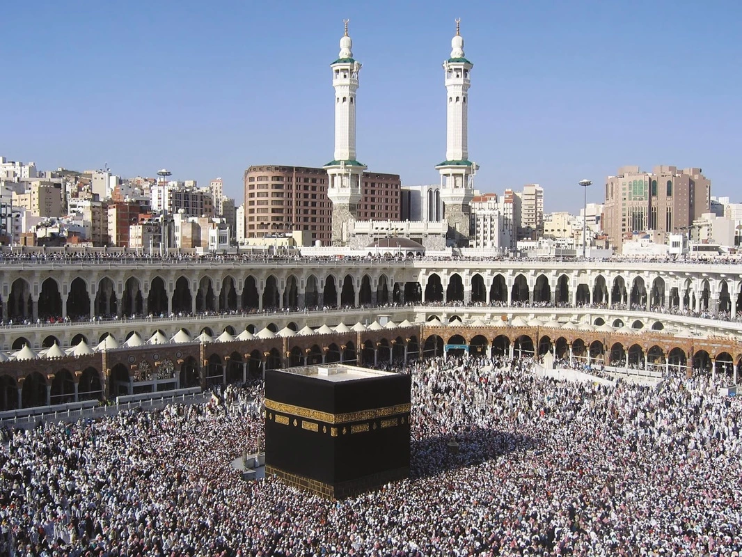 Фотообои на стену - пейзаж, город, восточные, голубая