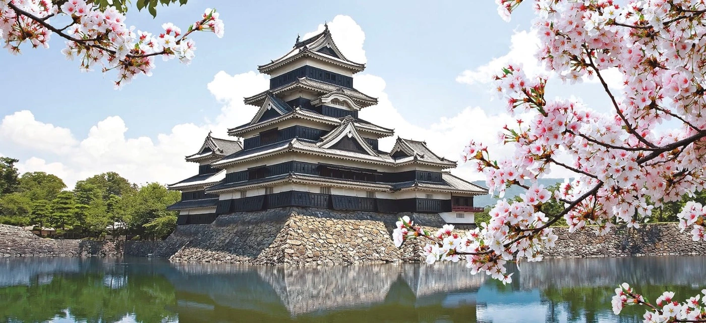 Фотообои на стену - пейзаж, город, восточные, китайские, японские, сакура, храм