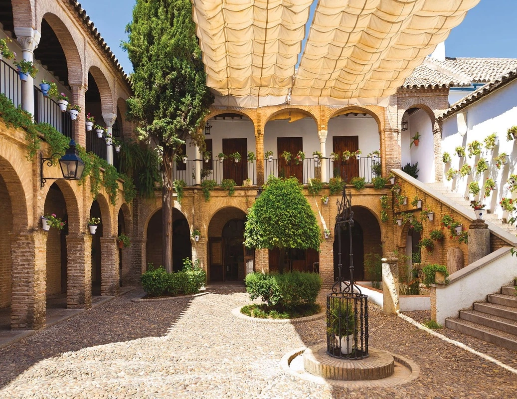 Фотообои и фрески на стену - улочки, европейские, дворец, арки