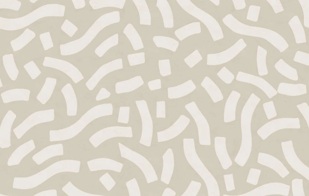 Фотообои и фрески на стену - графика, бело-бежевая, бежевые, кривые линии