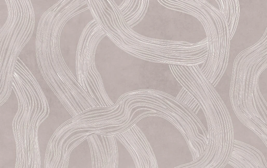 Фотообои и фрески на стену - графика, бежевые, линии, светлые