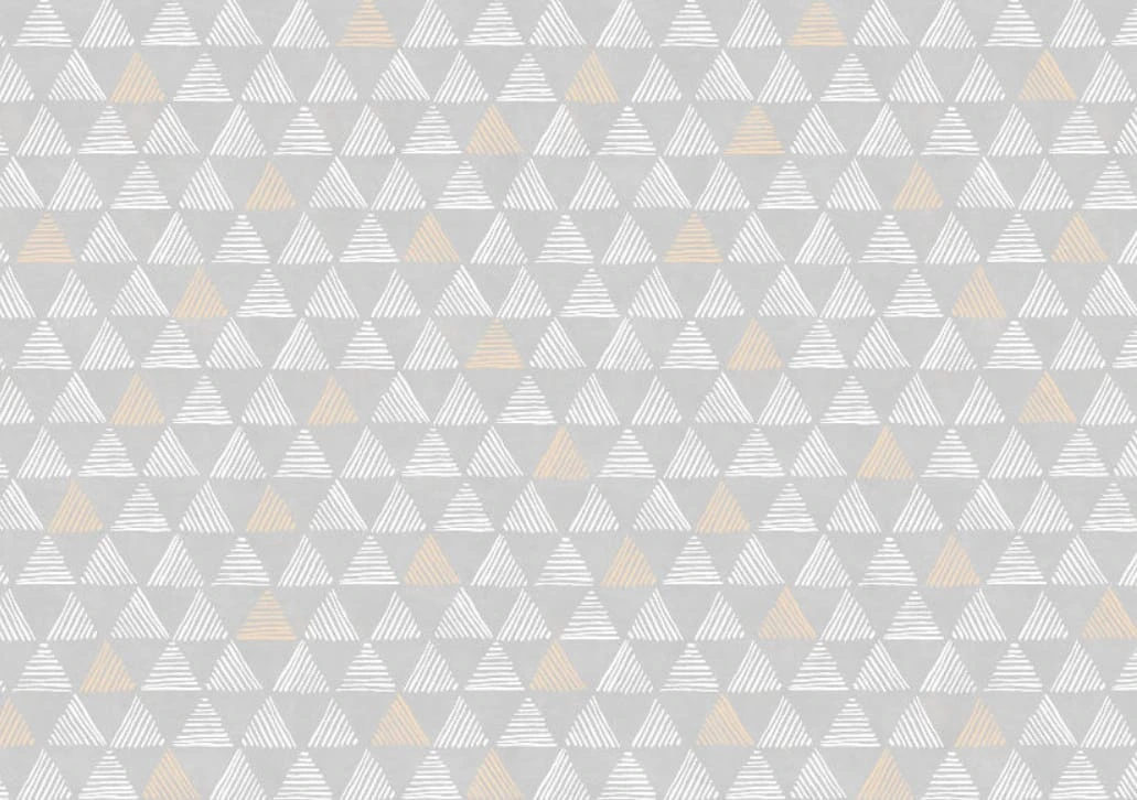 Фотообои и фрески на стену - графика, геометрия, треугольники, серая