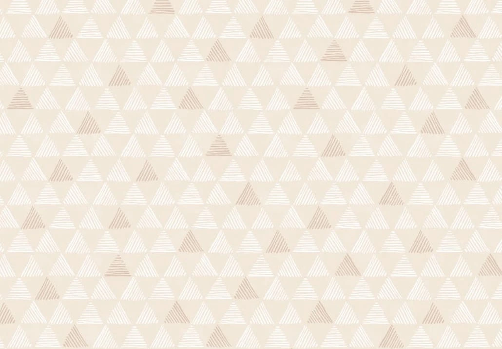 Фотообои на стену - графика, геометрия, бежевые, треугольники