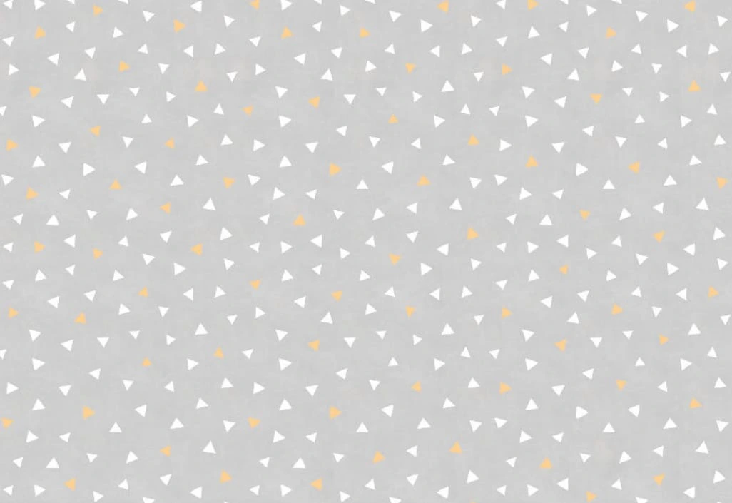 Фотообои и фрески на стену - графика, геометрия, серая, треугольники, белые