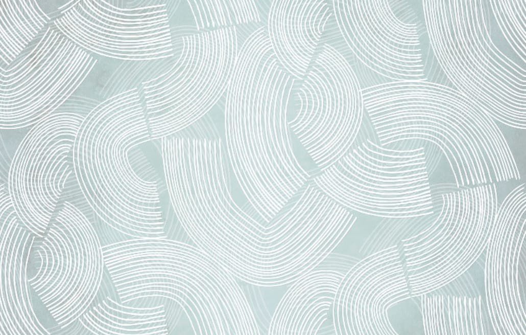 Фотообои и фрески на стену - графика, бело-голубая