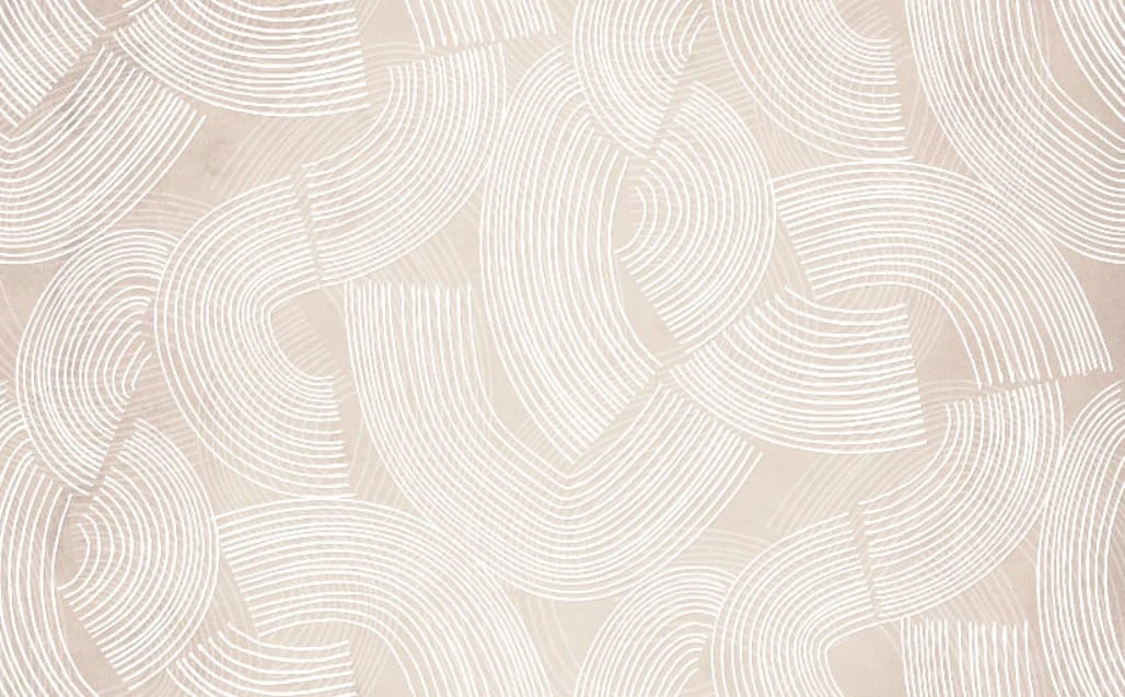 Фотообои и фрески на стену - графика, бело-бежевая