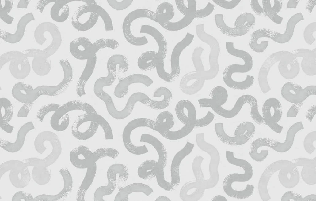 Фотообои и фрески на стену - графика, кривые линии, серая