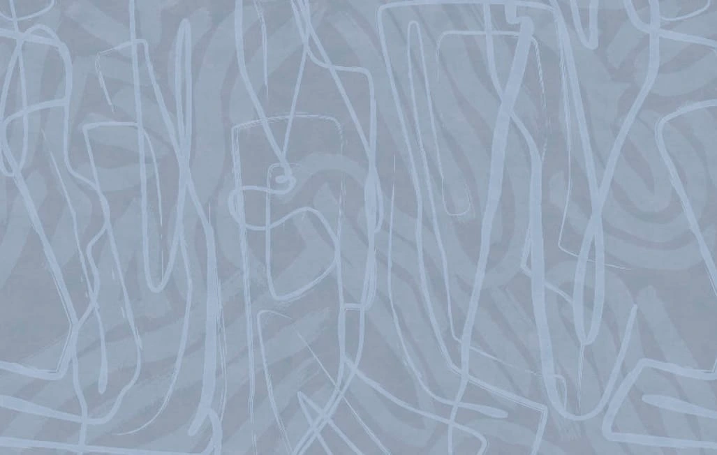 Фотообои и фрески на стену - графика, абстракция, синий, голубая