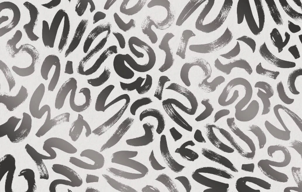 Фотообои на стену - графика, абстракция, черно-белые