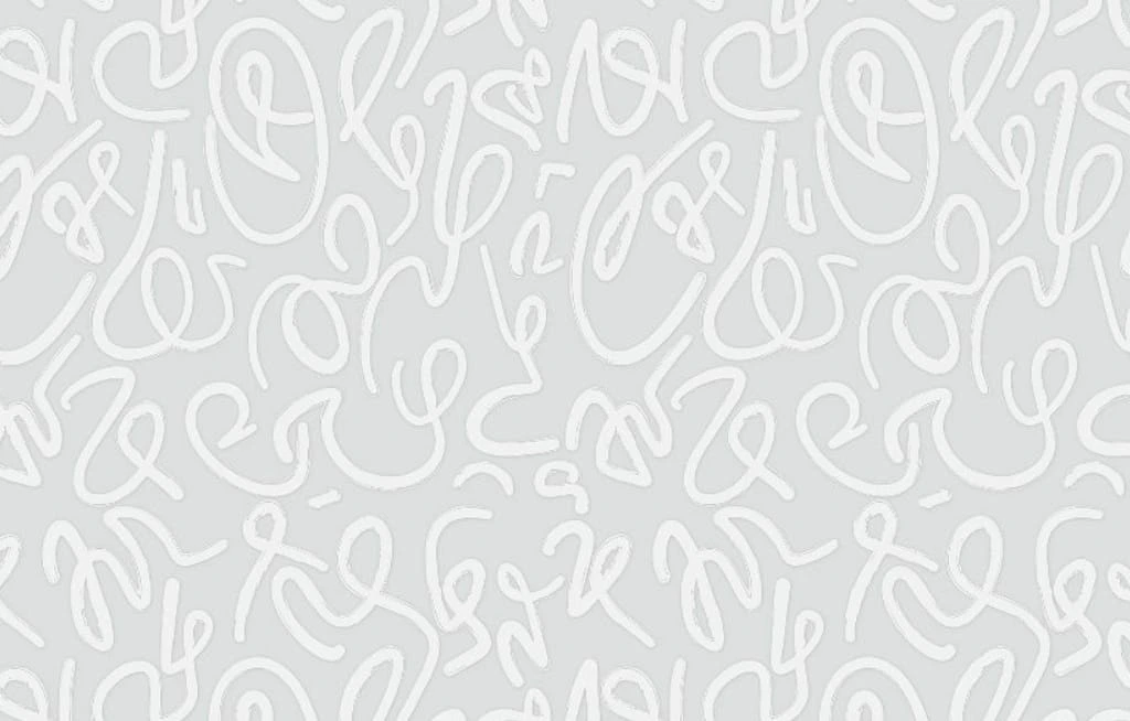 Фотообои на стену - графика, абстракция, бело-серая