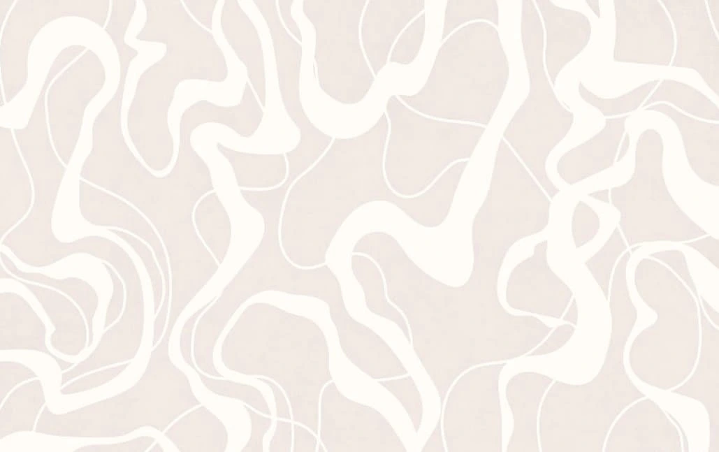 Фотообои и фрески на стену - графика, абстракции, бело-бежевые, белые линии