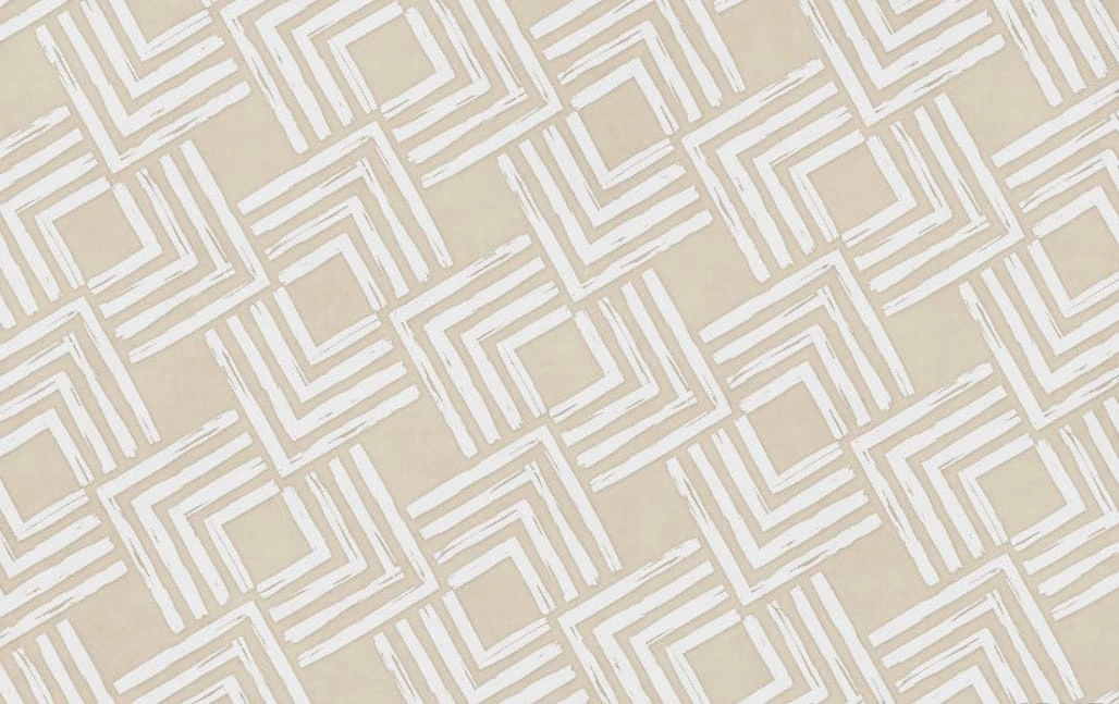 Фотообои и фрески на стену - графика, бежевые, на белом фоне, узор, рисунок
