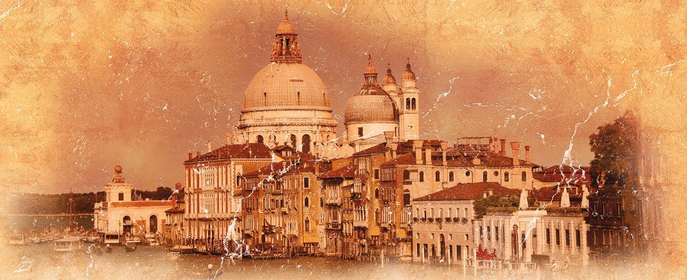 Фотообои и фрески на стену - улочки, города, красно-коричневая, терракотовая