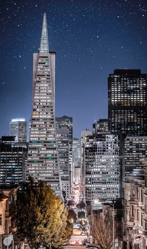 Фотообои и фрески на стену - в офис, мегаполис, город, высотные здания, небоскребы