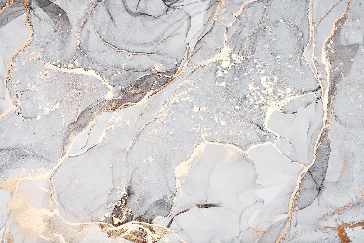 Фотообои на стену - флюиды, светло голубая, в гостиную