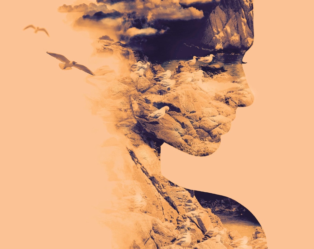 Фотообои и фрески на стену - молодежные, девушка, птицы