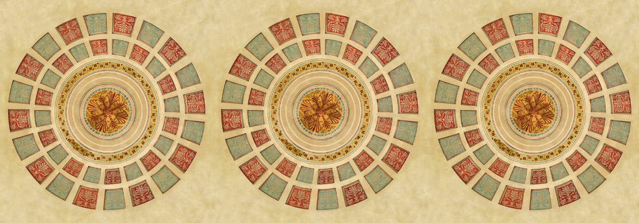 Фотообои и фрески на стену - потолок, для коридора