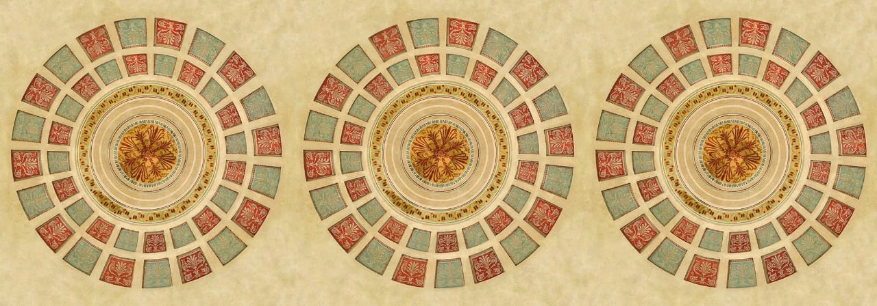 Фотообои и фрески на стену - потолок, для коридора