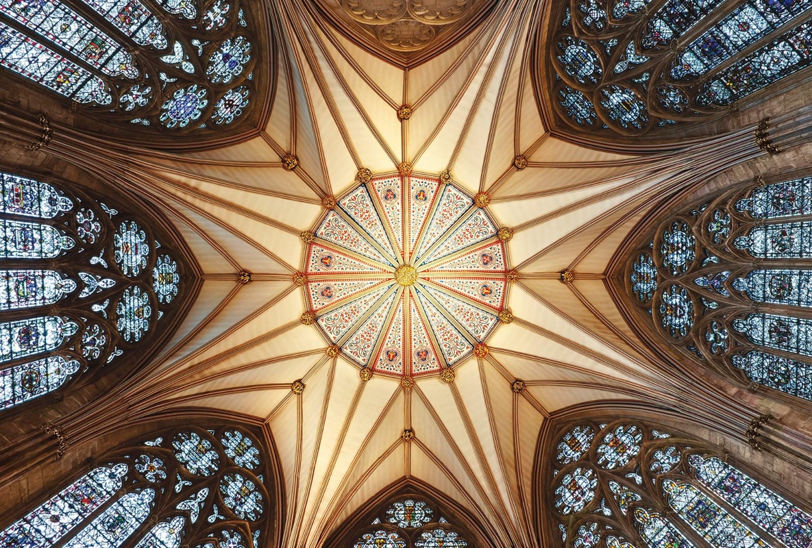 Фотообои и фрески на стену - потолок, прямоугольные, купол, розетка