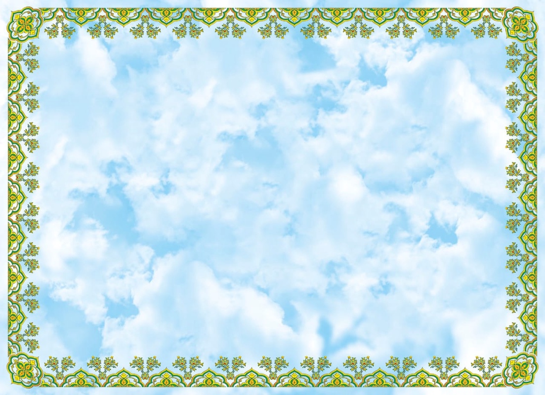 Фотообои и фрески на стену - потолок, прямоугольные, небо, голубая