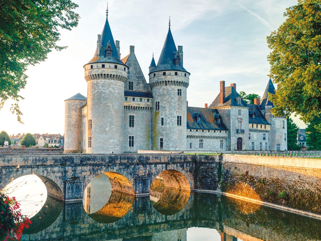 Фотообои и фрески на стену - пейзаж, замок