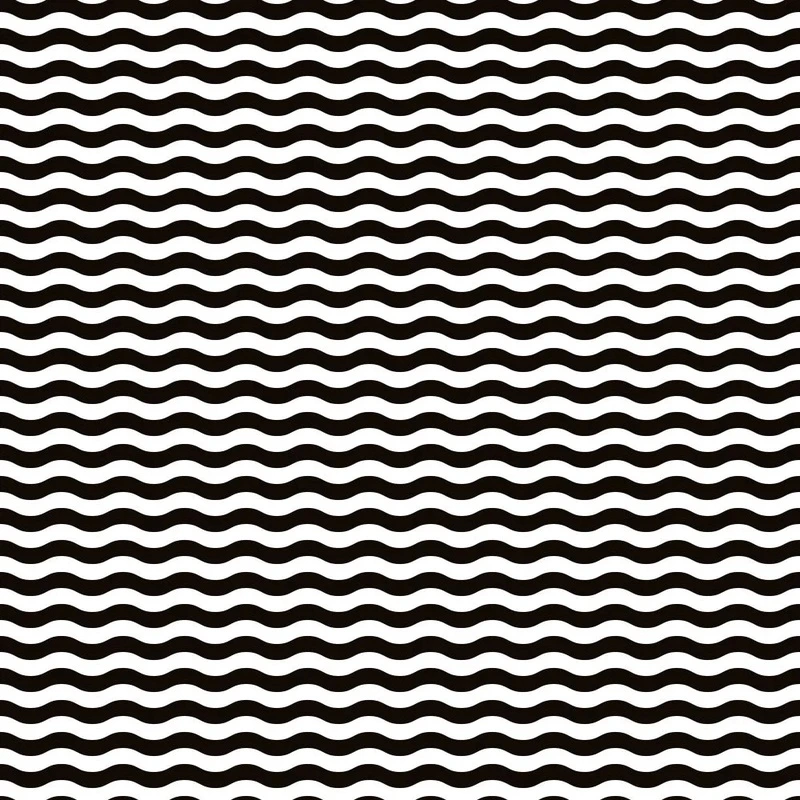 Фотообои и фрески на стену - абстракция, черно-белые, волны, иллюзия