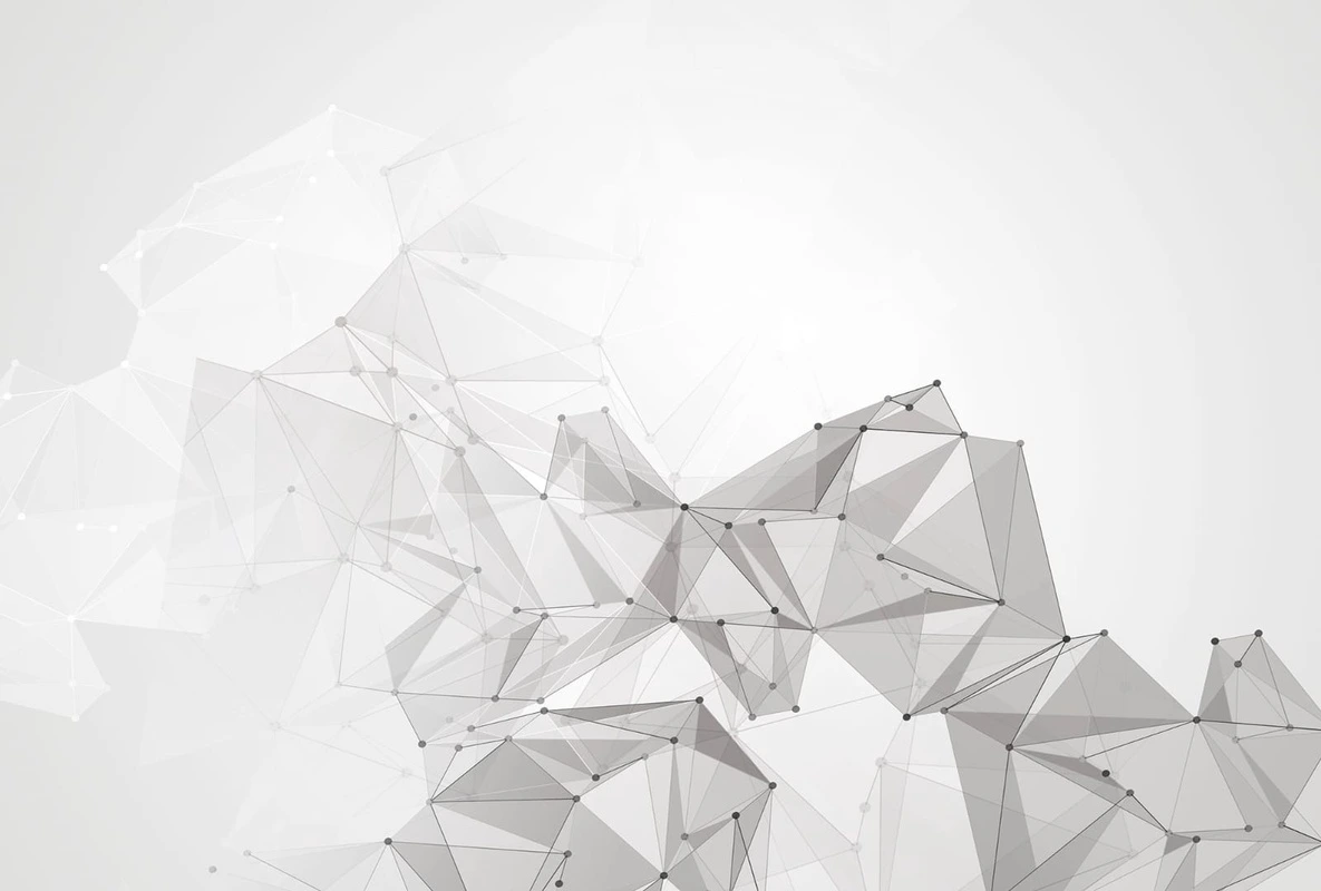 Фотообои и фрески на стену - геометрия, треугольники, черно-белые