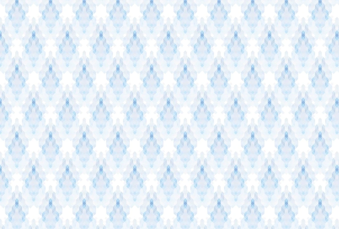 Фотообои и фрески на стену - геометрия, узоры, голубая