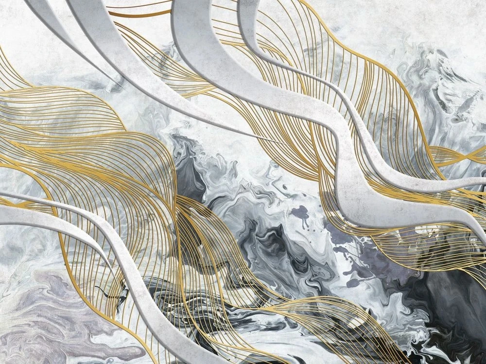 Фотообои на стену - в ванную комнату, под мрамор, под натуральный камень