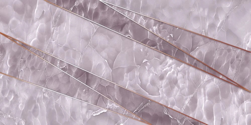 Фотообои и фрески на стену - в ванную комнату, под мрамор, сиреневая