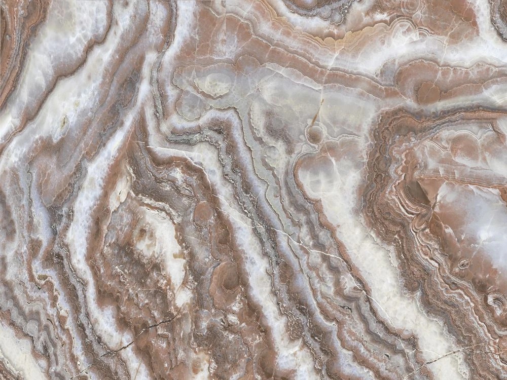 Фотообои и фрески на стену - в ванную комнату, под мрамор, серо-коричневая