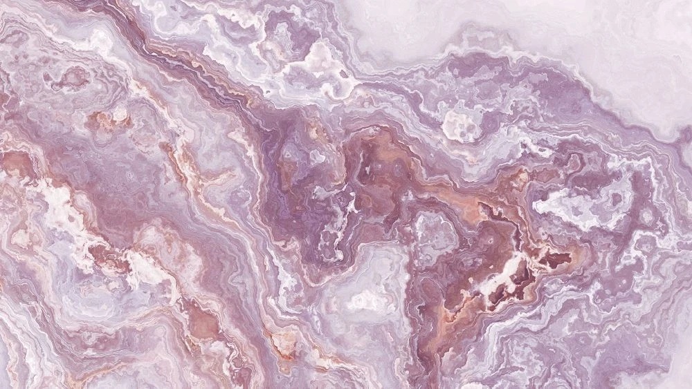 Фотообои и фрески на стену - в ванную комнату, под мрамор, ярко сиреневая