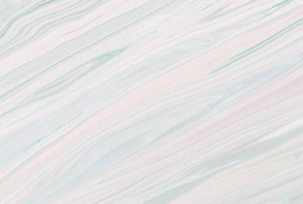 Фотообои на стену - в ванную комнату, под мрамор, розово-голубая, светлая