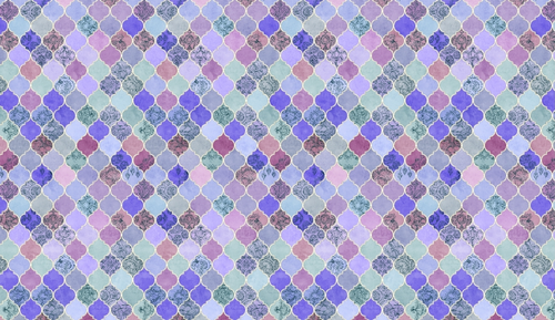 орнамент, розовые, фиолетовые, синие, зеленые, геометрический узор