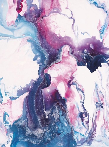 в ванную комнату, под мрамор, розово-синяя, на белом фоне