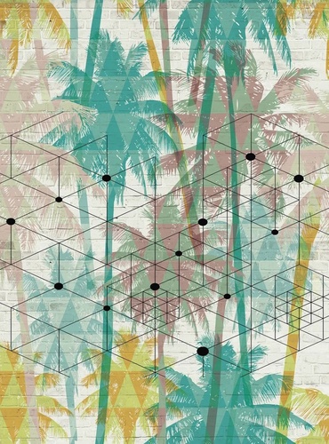 в загородный дом, пальмы