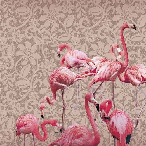 в загородный дом, фламинго, узор