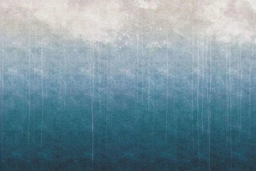 современные, акварель, бежево-синяя