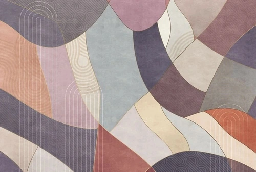 абстракция, разноцветная