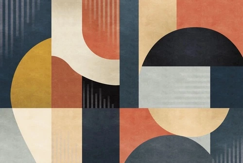 абстракция, красно-черная