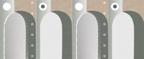 абстракция, арки, серо-бежевые