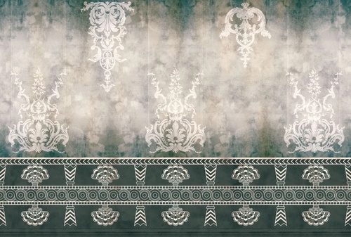 прованс, бежево-зеленая, в стиле прованс