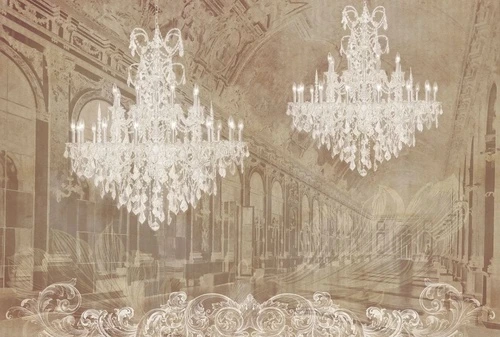 в стиле прованс, бело-бежевая