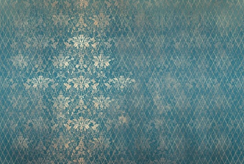 в стиле прованс, бежево-бирюзовая