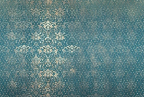 в стиле прованс, бежево-бирюзовая