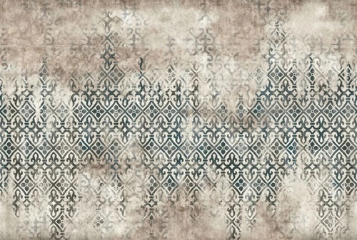 в стиле прованс, зелено-бежевая, узор