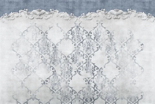 в стиле прованс, серая, сине-серая