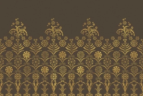 поталь, золотая, с золотом, на темном фоне, темно коричневая